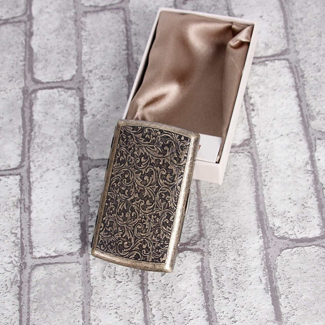 Cigarette Case with Gift Box Smoking Cigarette Box Tobacco Holder 12 Pcs