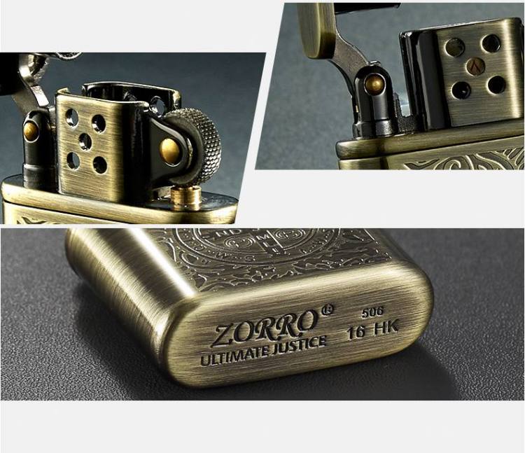 Copper Cigarette Lighter Gasoline Vintage Kerosene For Gas Lighter