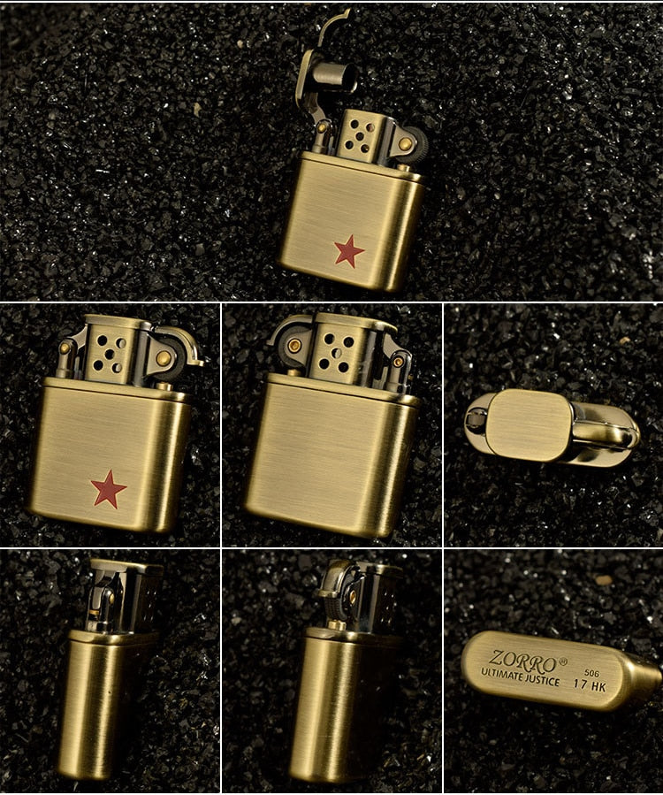 Copper Cigarette Lighter Gasoline Vintage Kerosene For Gas Lighter