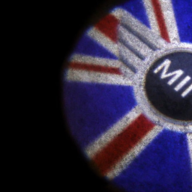 car door welcome light led mood projector auto logo for mini cooper
