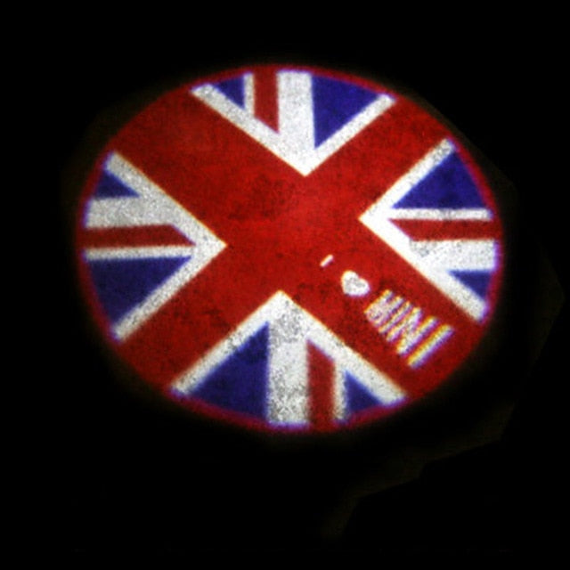 car door welcome light led mood projector auto logo for mini cooper