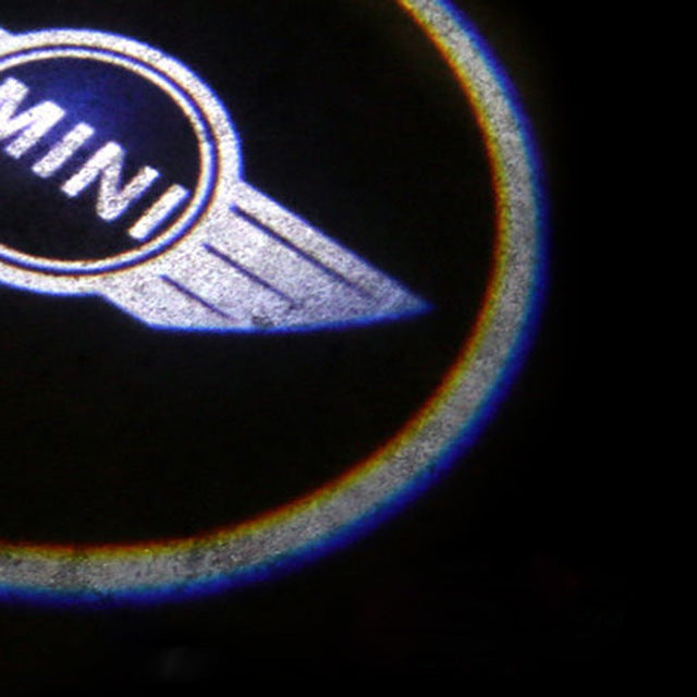 car door welcome light led mood projector auto logo for mini cooper