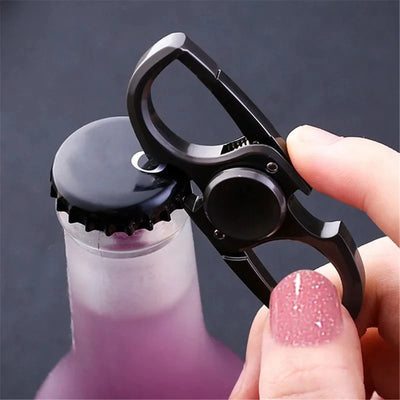 Finger Spinner Fidget Hand Spinner Anti-Anxiety Toy Relieves Stress Finger Spinner Ketchain Bottle Opener Fidget Toys