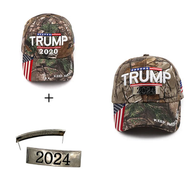 Donald Trump Cap Camouflage USA Flag Baseball Caps Keep America Great Snapback President Hat 3D Embroidery