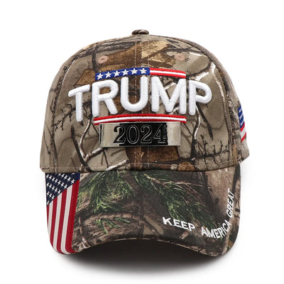 Donald Trump Cap Camouflage USA Flag Baseball Caps Keep America Great Snapback President Hat 3D Embroidery