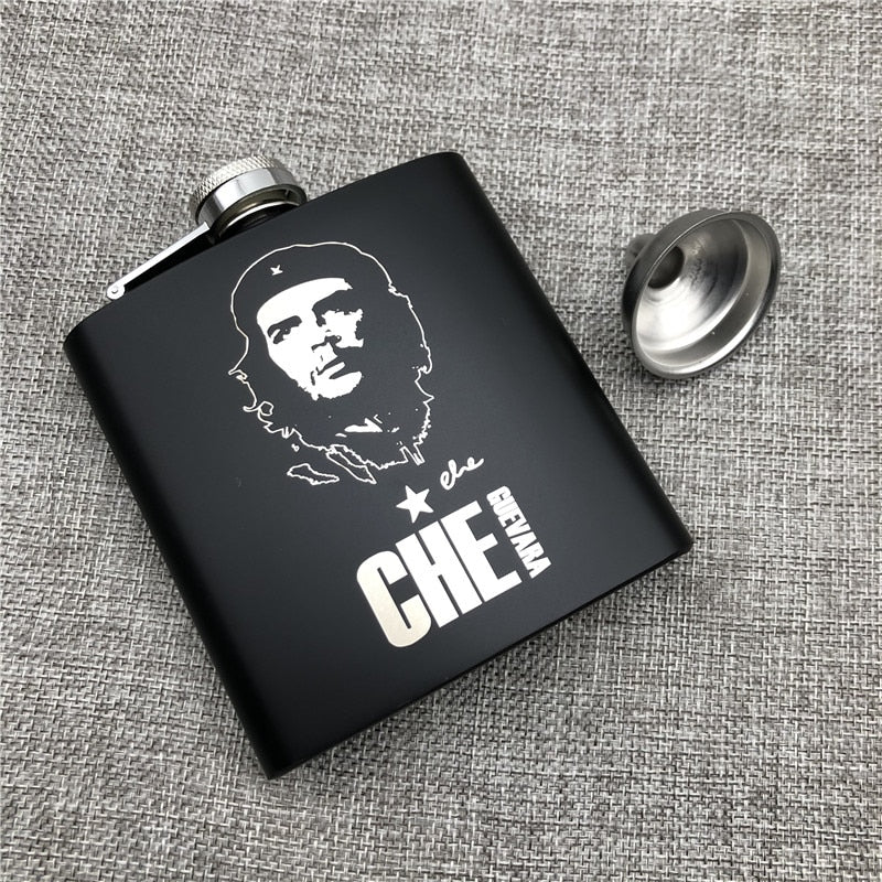 Hip Flask 6 Oz 170ml 304 Stainless Steel Personalized King Wolf Lion Tiger Alcohol Whiekey Vodka Flask