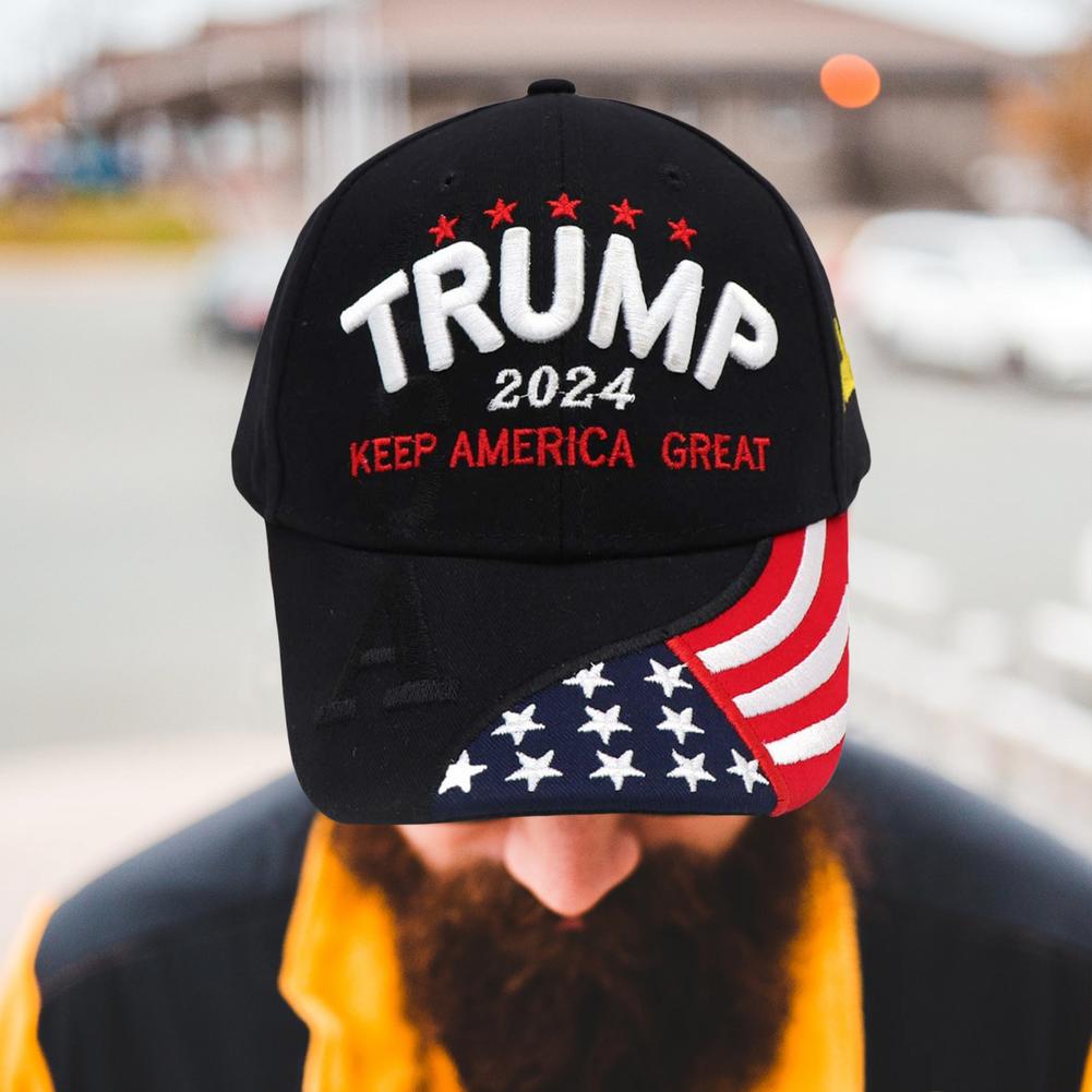Donald Trump Hat 2024 Cap Keep America Great USA Embroidery Hat Adjustable Baseball Hat