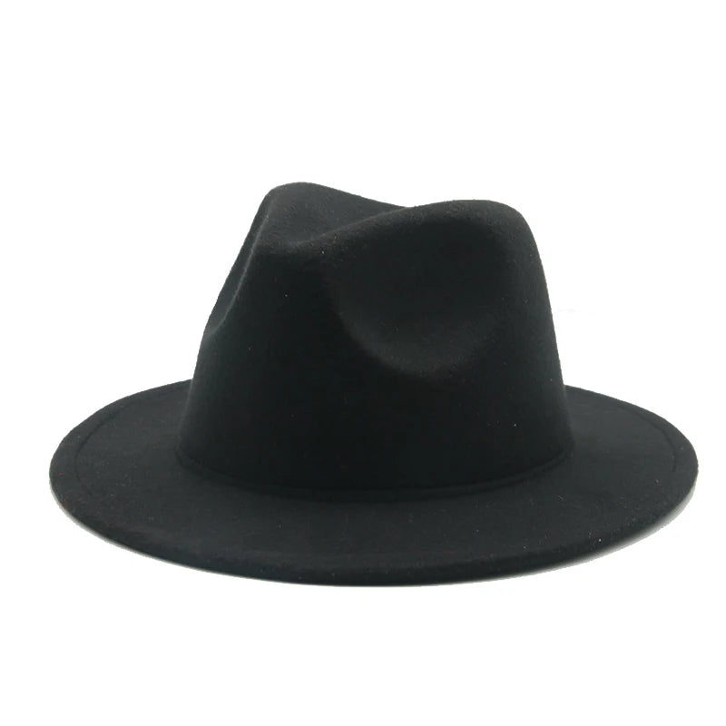 Fedoras Hats Boys Girls Small 52cm 54cm Felted Kids Hats Solid Camel Black Dress Formal Panama Women Hats
