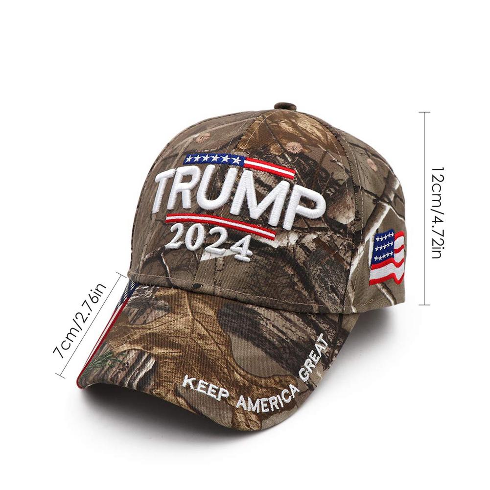 Donald Trump Hat 2024 Cap Keep America Great USA Embroidery Hat Adjustable Baseball Hat