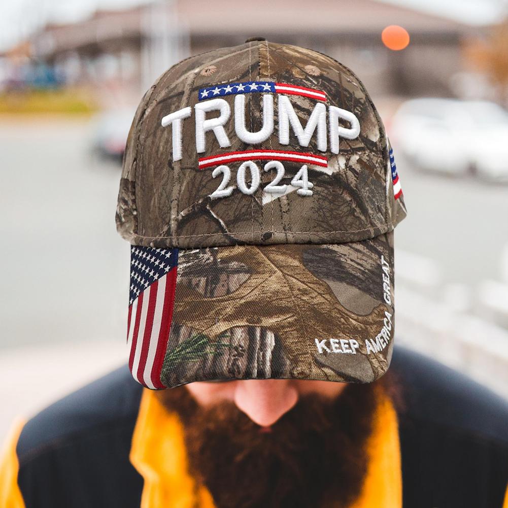 Donald Trump Hat 2024 Cap Keep America Great USA Embroidery Hat Adjustable Baseball Hat