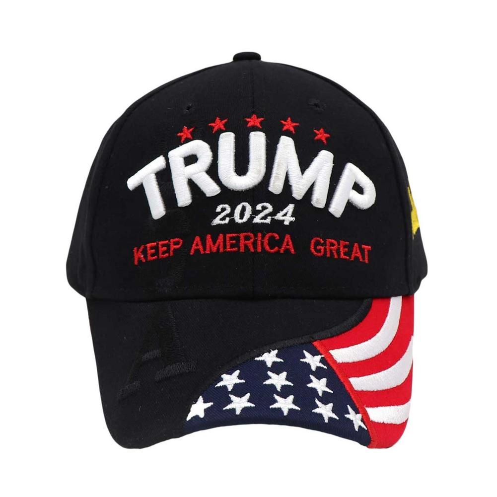 Donald Trump Hat 2024 Cap Keep America Great USA Embroidery Hat Adjustable Baseball Hat