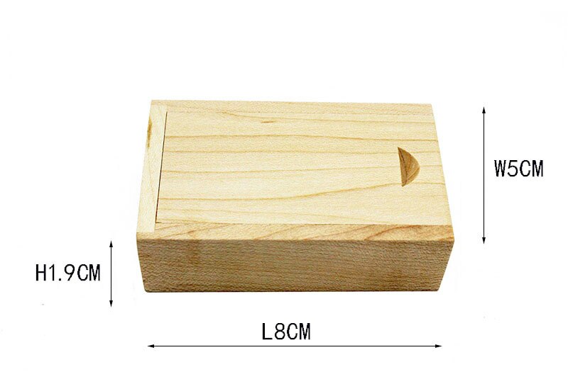 Wooden + Box USB FlashDrive Pen Driver Pendrive 4GB 16GB 32GB 64GB 128GB Memory Creativo Personal LOGO