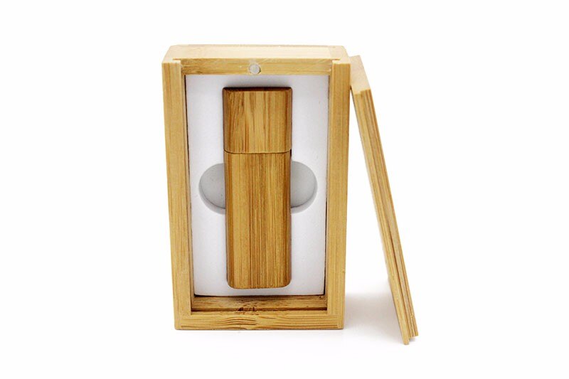 Wooden + Box USB FlashDrive Pen Driver Pendrive 4GB 16GB 32GB 64GB 128GB Memory Creativo Personal LOGO