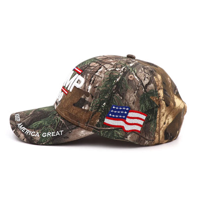 Donald Trump Cap Camouflage USA Flag Baseball Caps Keep America Great Snapback President Hat 3D Embroidery