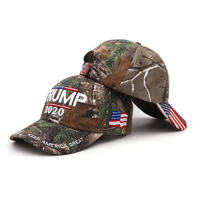 Donald Trump Cap Camouflage USA Flag Baseball Caps Keep America Great Snapback President Hat 3D Embroidery