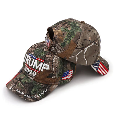 Donald Trump Cap Camouflage USA Flag Baseball Caps Keep America Great Snapback President Hat 3D Embroidery