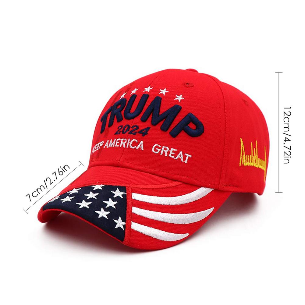 Donald Trump Hat 2024 Cap Keep America Great USA Embroidery Hat Adjustable Baseball Hat