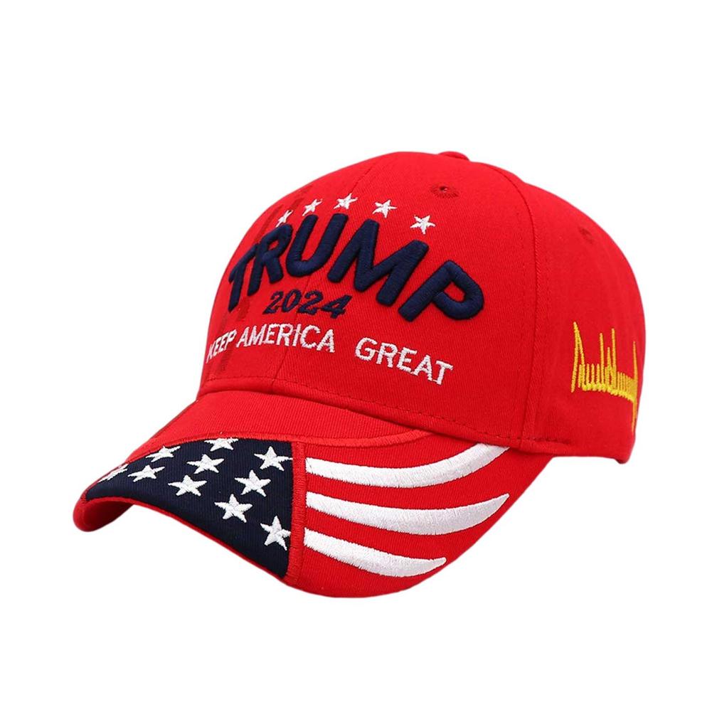 Donald Trump Hat 2024 Cap Keep America Great USA Embroidery Hat Adjustable Baseball Hat
