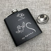 Hip Flask 6 Oz 170ml 304 Stainless Steel Personalized King Wolf Lion Tiger Alcohol Whiekey Vodka Flask