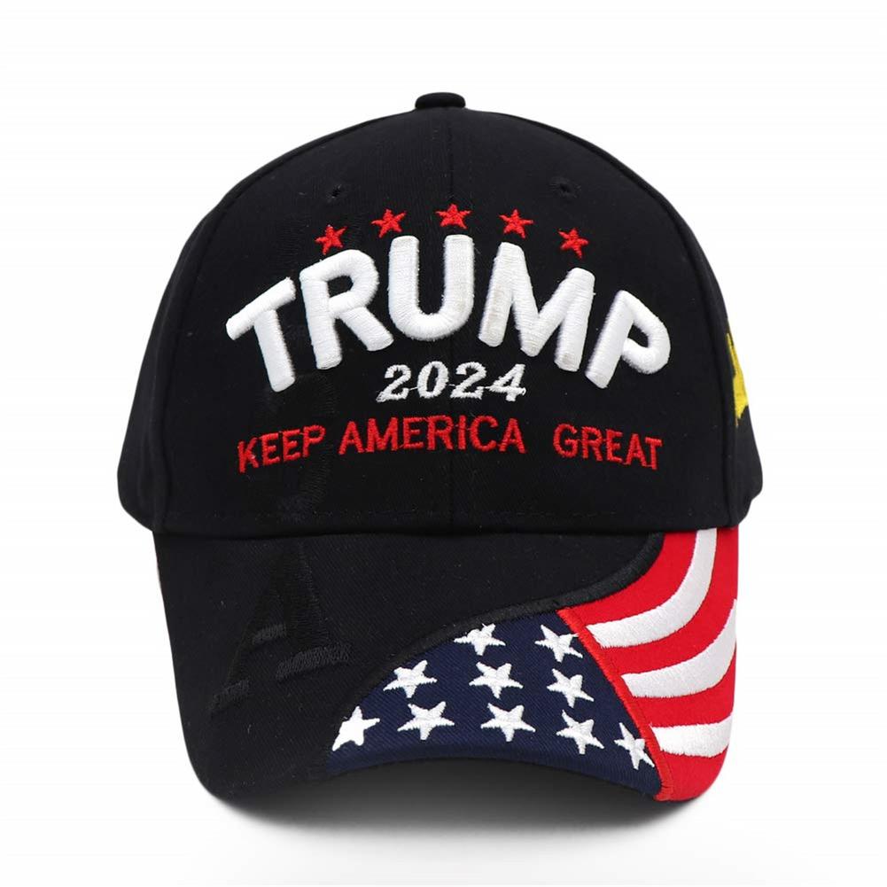 Donald Trump Hat 2024 Cap Keep America Great USA Embroidery Hat Adjustable Baseball Hat
