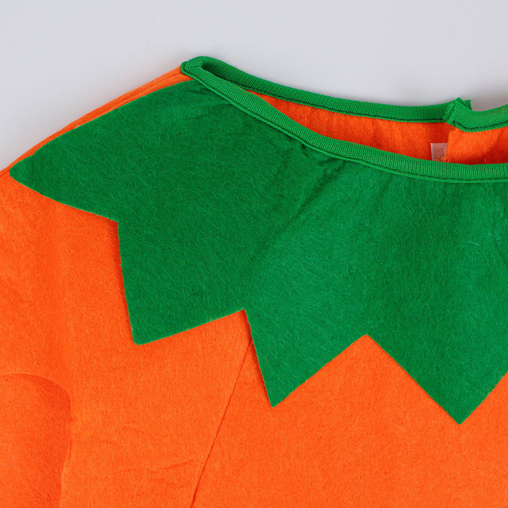 Halloween Pumpkin Costume Children's Day Activity Fruit Performance Clothes Cute Pumpkin Hat Party Decoration