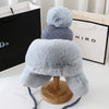 Hat For Women Autumn And Winter Trapper Earflap Ski Cap Female Thick Warm Beanie Hat