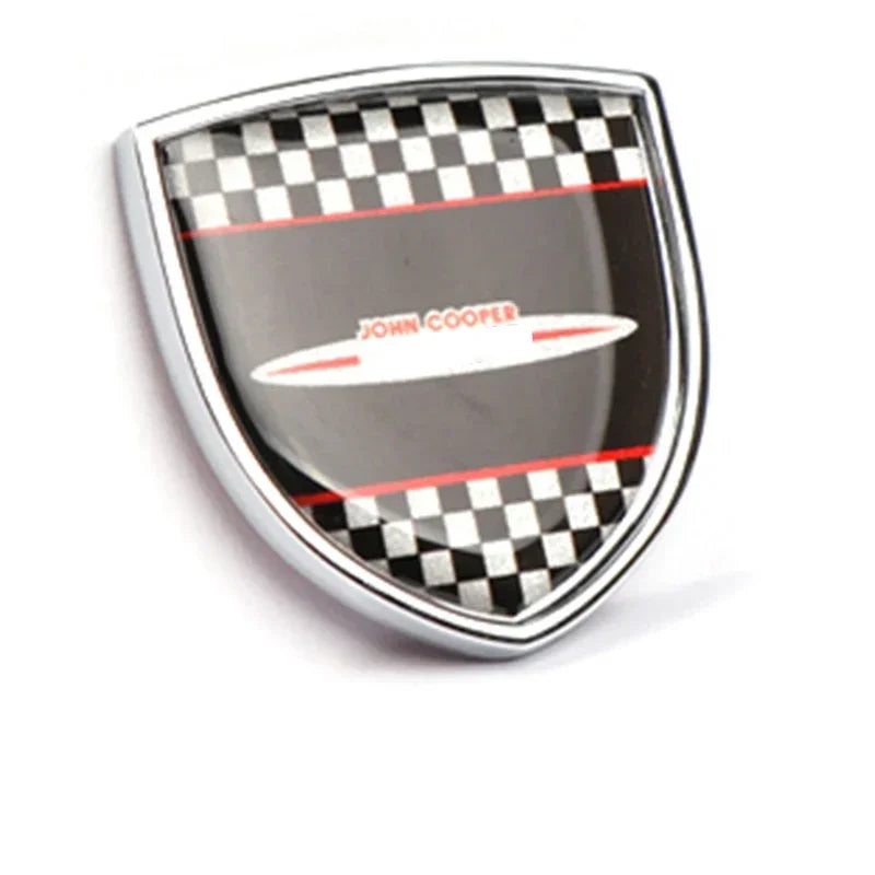 3D Adhesive Drop Process Metal Body Stickers For Mini Cooper R56 F55 Countryman Car Decals Cover Body Badge Stickers Emblem