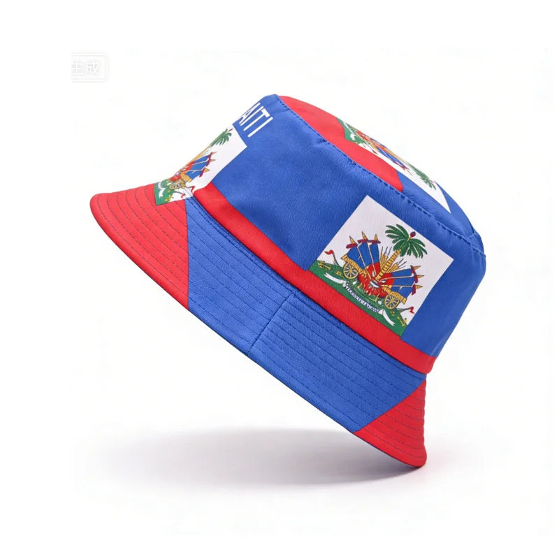 Countries National Flag Bucket Hat Men Women Football Fan Party Football Cup Reversible Sun Hat Soccer Fans