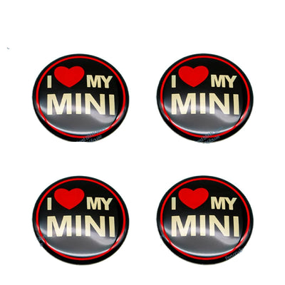 4Pcs 54mm Car Wheel Center Cover Rim Cover Badge Wheel Badge For Mini Cooper One S JCW Countryman R56 R50 R53 R55 R57 R60 F55