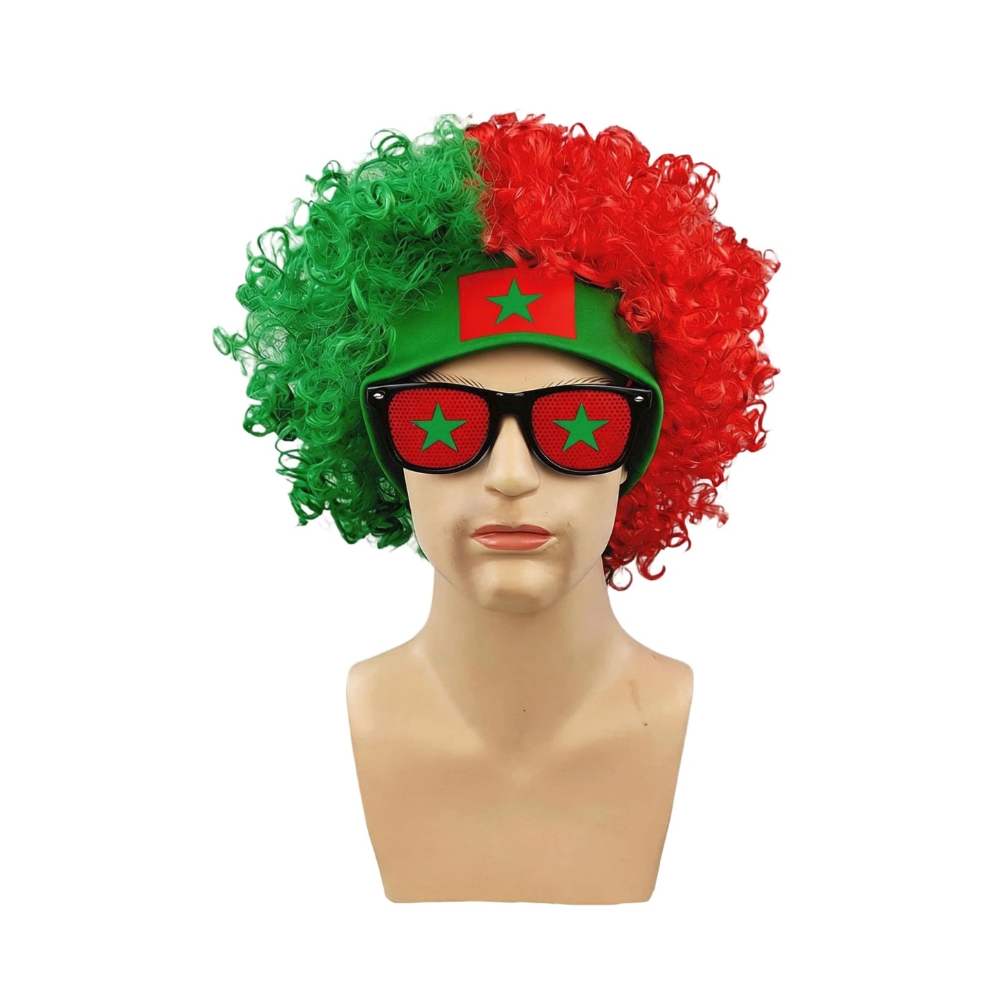 Football Fans Caps Costume Party Wig Decor Supplies Cosplay Headdress for Kids Adults, Perfect For Cheering The Game