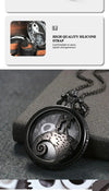 Quarzt Pocket Watch with Chain Necklace Vintage Quartz Pendant Watches Clock Chain Mens Women