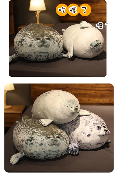 Plush Foca Gorda Seal Toy Stuffed Animal Foca Guatona Peluche Soft Doll Sleeping Pillow Cute Sea Lion Doll