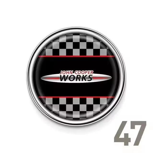 Metal Car Side Rear Sticker Window Badge for MINI COOPER JCW F56 F60 R60 R61 F60 Cooper S Countryman Paceman Decoration