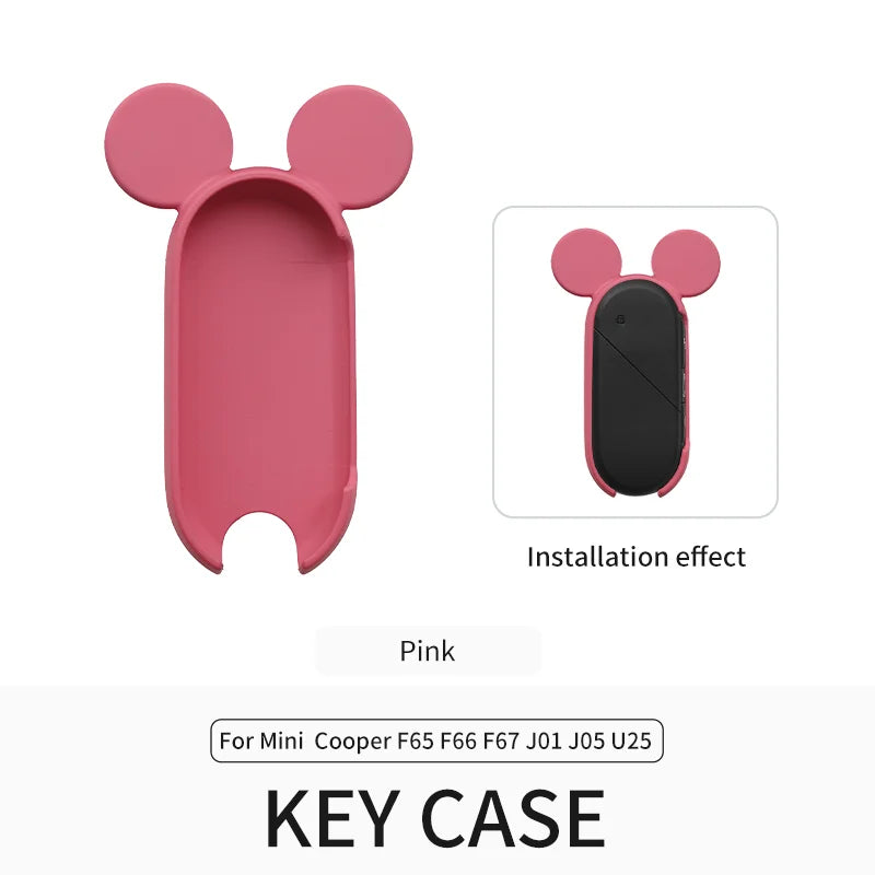 Car Key Case Protection Cover Shell For Mini Cooper S JCW F65 F66 F67 E/SE J01 Aceman J05 U25 Countryman Key Cover Accessories
