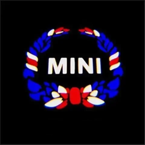 Mini Logo Welcome Lamp Auto Parts for Cooper Works F54 F55 F56 R55 R56 R57 R59 R52 Car Lighting Accessory