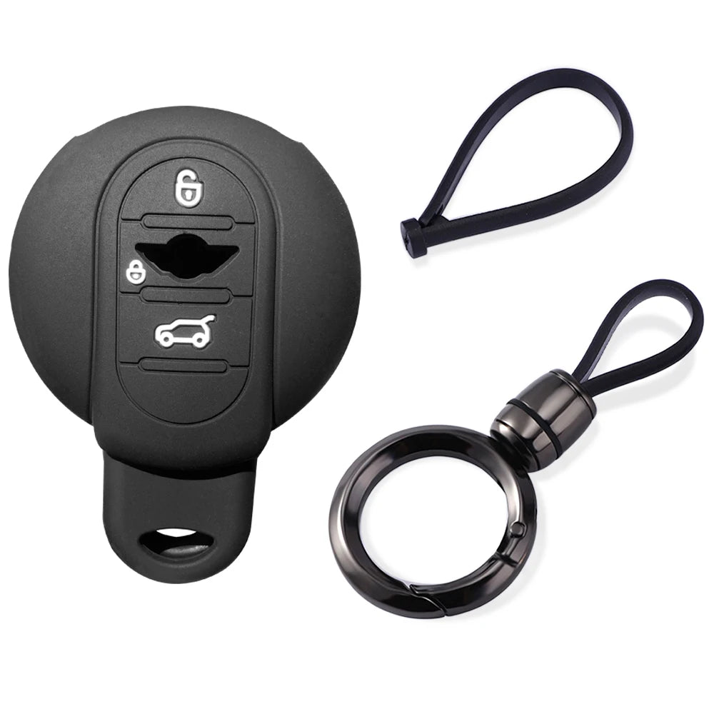 Car Remote Key Case Cover For MINI Cooper F54 F55 F56 F60 One D S JCW Clubman Countryman KeyChain Protecter Holder