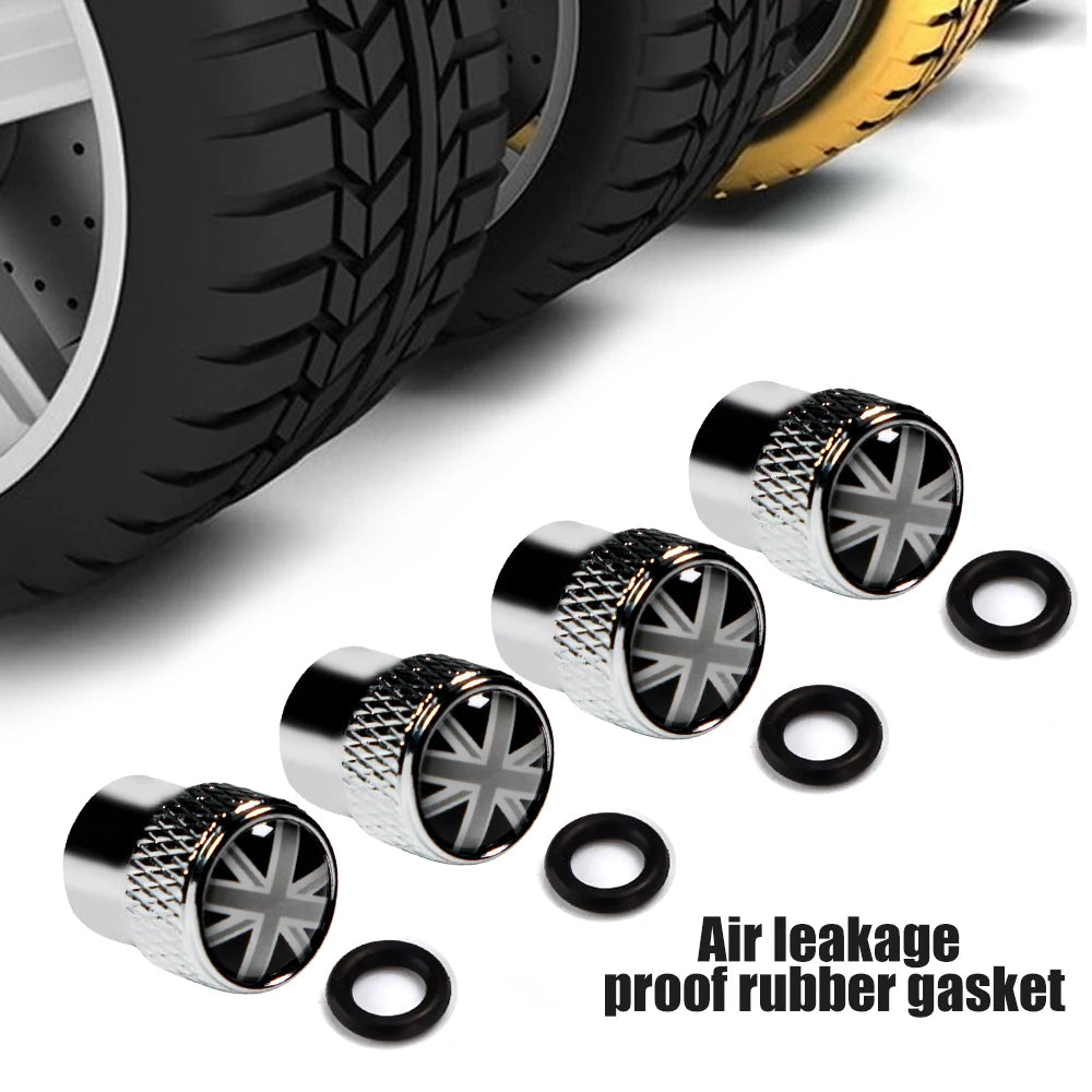 Tire Valve Caps Universal Fits All Cars Trucks SUV Bike Bicycle Motorcycle Car Aluminum Alloy Tyre Valve Dust Covers