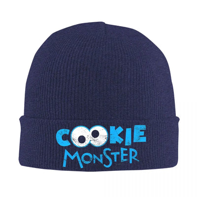 Cookie Monster Eyes Hat Autumn Winter Skullies Beanies Baggy Cute Funny Food Caps Men Women Knitted Hat