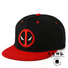 Anime Cartoon Figure Deadpool Embroidery Hip Hop Fashion Snapback Hat Cotton Casual Flat Baseball Cap