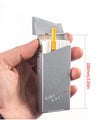 Aluminum Alloy Thin Cigarette Box Moisture Proof and Pressure Proof Creative Cigarette Case