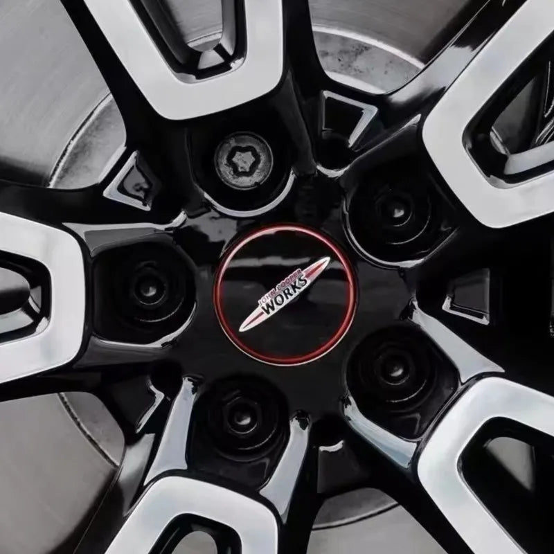 Car Styling Wheel Center Hup Caps Auto Tire Cover Exterior Decoration Accessories for MINI Coopers JCW F54 F55 F56 F60 4pcs 56MM