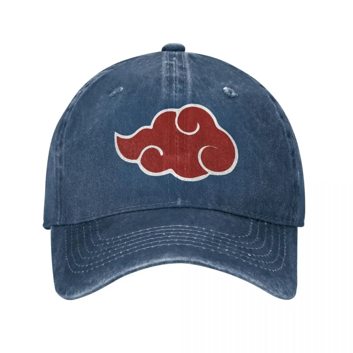 Akatsuki Pein Japan Anime Streetwear Harajuku Baseball Cap Distressed Denim Washed Sun Cap Outdoor All Seasons Travel Caps Hat