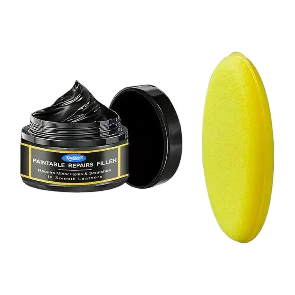 Car Interior Restorer Wax Glossy Surface Repair Agent for Scratched Plastic Leather Filling Paste Car Maintenance Essent