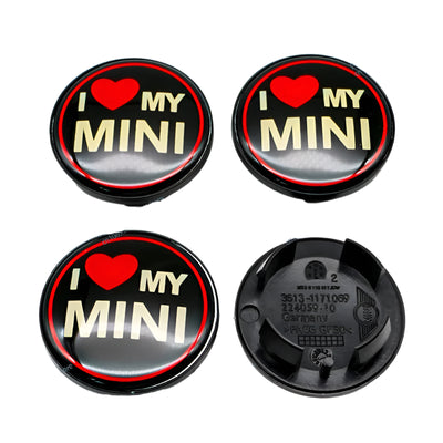 4Pcs 54mm Car Wheel Center Cover Rim Cover Badge Wheel Badge For Mini Cooper One S JCW Countryman R56 R50 R53 R55 R57 R60 F55