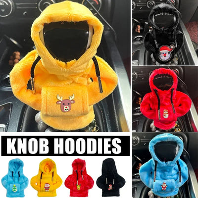 Hoodie Car Gear Shift Cover Fashion Gearshift Hoodie Gear Shift Knob Manual Handle Gear Sweatshirt