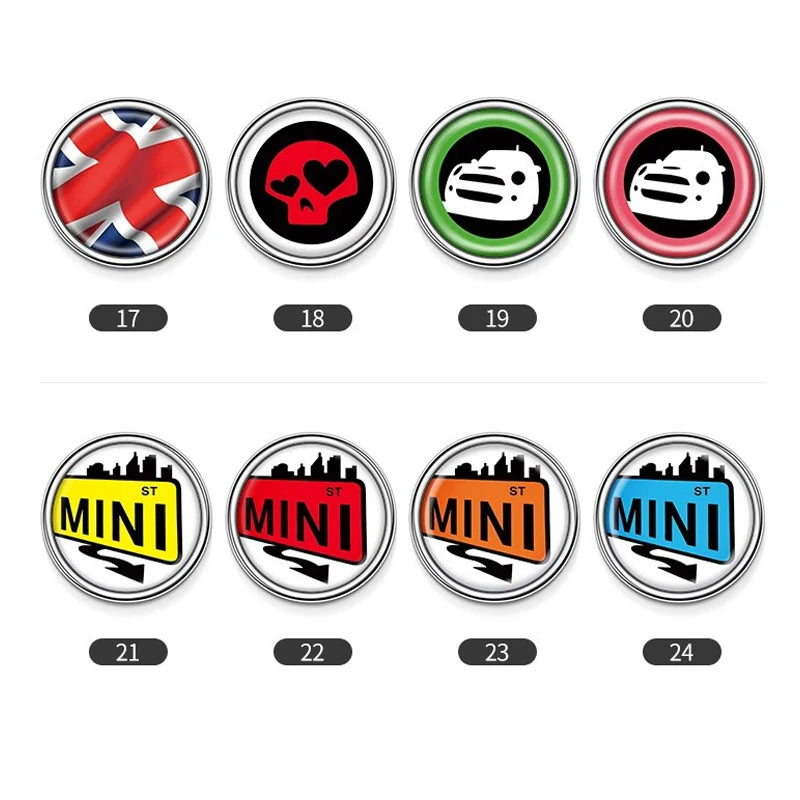 Metal Car Side Rear Sticker Window Badge for MINI COOPER JCW F56 F60 R60 R61 F60 Cooper S Countryman Paceman Decoration
