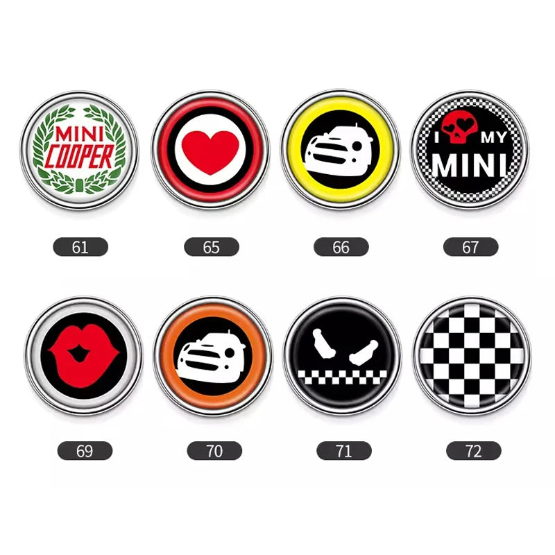 Metal Car Side Rear Sticker Window Badge for MINI COOPER JCW F56 F60 R60 R61 F60 Cooper S Countryman Paceman Decoration