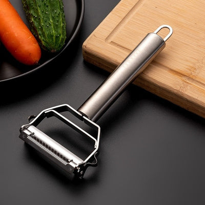 Vegetable Peeler Stainless Steel Double-Head Peeler Household Multiple-Function Fruit And Vegetable Peeler