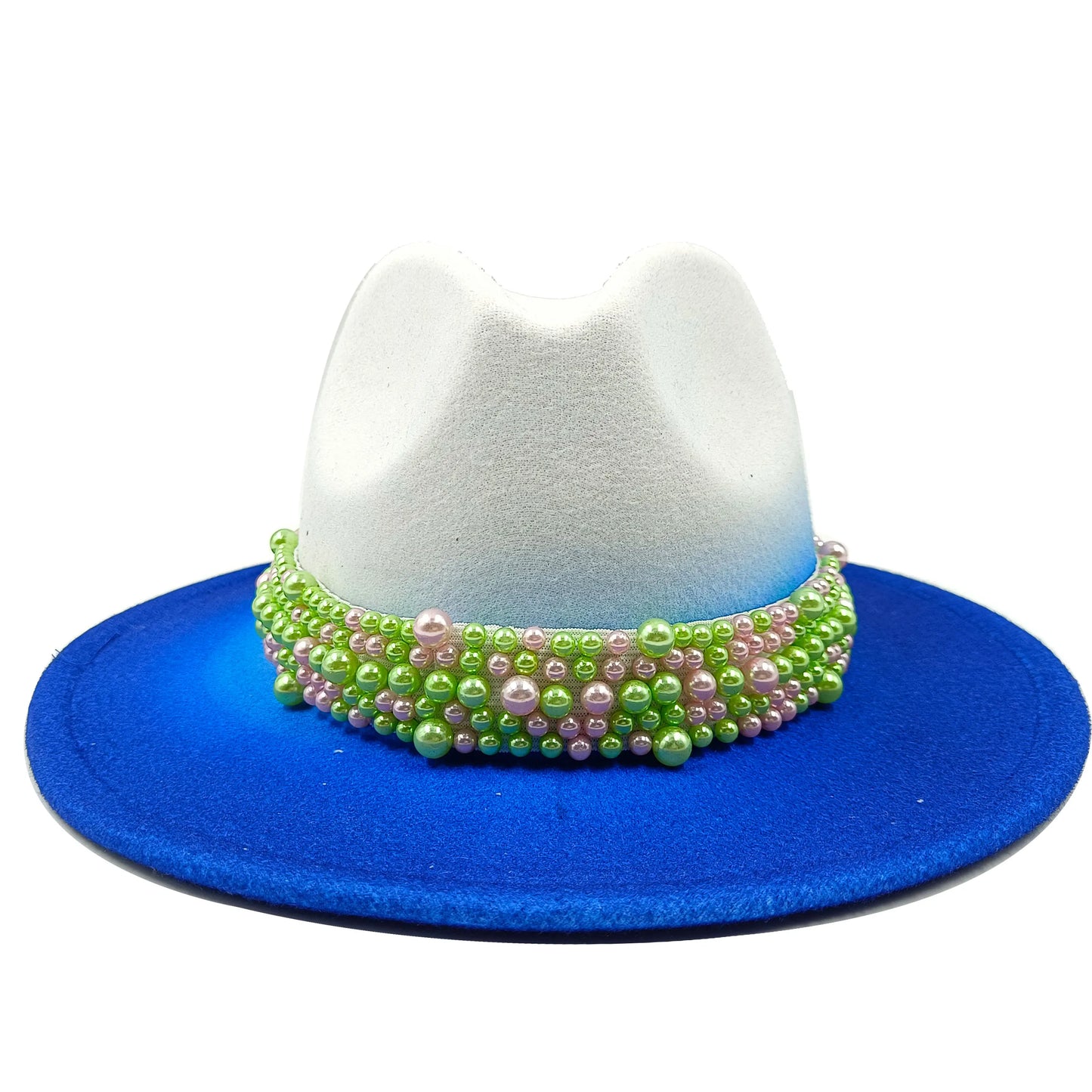 Fedora hat neutral wide brim jazz hat feather belt autumn and winter british vintage panama hat