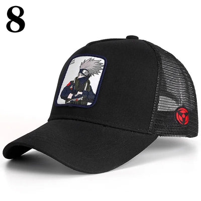 DRAGONBALL Mesh Cap Cartoon Mesh Cap Men And Women Baseball Cap Fashion Patch Trucker Cap